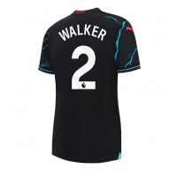 Dres Manchester City Kyle Walker #2 Tretina pre Ženy 2023-24 Krátky Rukáv